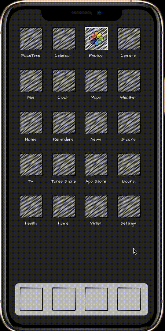 Datapult mockup of user flow