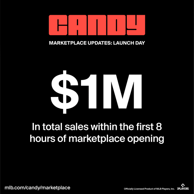 $1M in total sales with first 8 hours